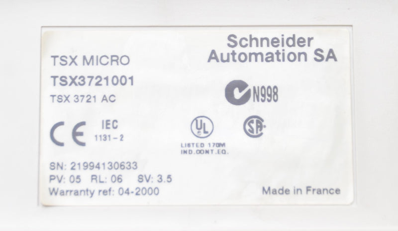 SCHNEIDER TSX3721001