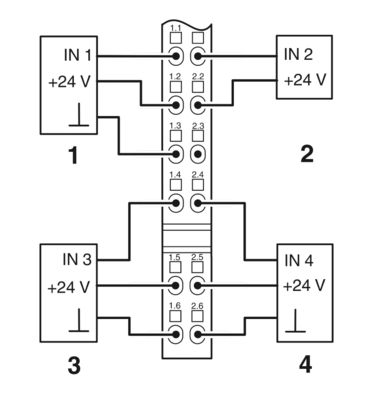 PHOENIX CONTACT IB IL 24 DI 4-PAC