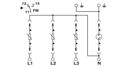PHOENIX CONTACT VAL-MS-T1 / T2 335 / 12-5 / 3 + 1-FM